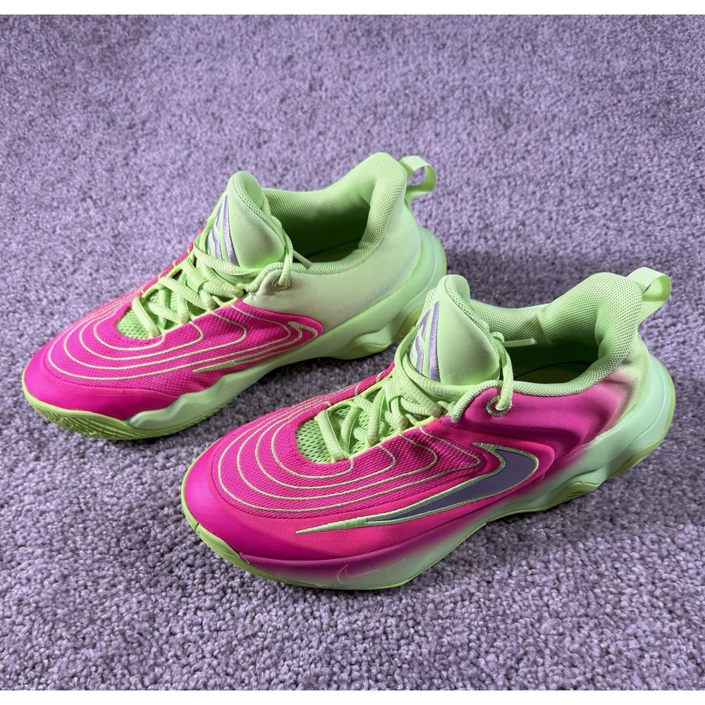 Nike Giannis Immortality 4 GS Lime Blast Hyper Pink FZ6734-304 Size 4Y